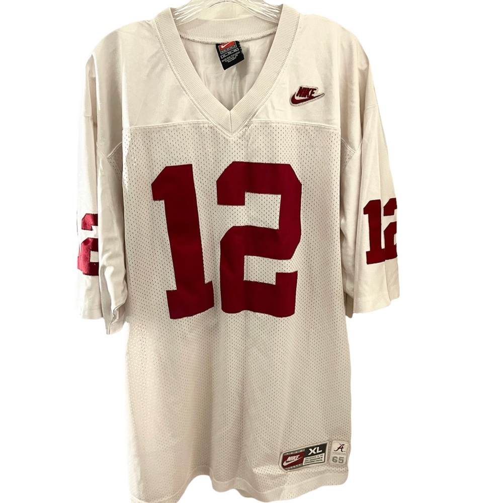 VINTAGE T-shirt Nike Team Soccer Jerseys Authentic Stabler 12 PATCHES! XL